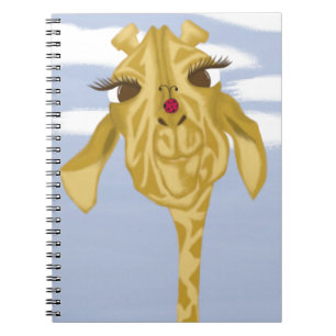 Niedliche und farbenfrohe Giraffe Notizblock