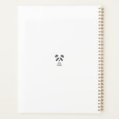 Niedliche und farbenfrohe Giraffe Planer (Rückseite)