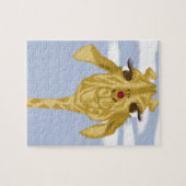 Niedliche und farbenfrohe Giraffe Puzzle (Horizontal)