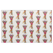 Niedliche und farbenfrohe Giraffe Stoff (Fat Quarter (45,7 x 55,9 cm))