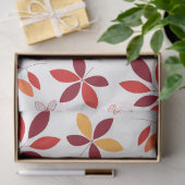 Niedliche und farbenfrohe Herbstlaube Muster Seidenpapier (Geschenk)