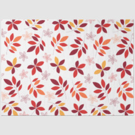 Niedliche und farbenfrohe Herbstlaube Muster Seidenpapier