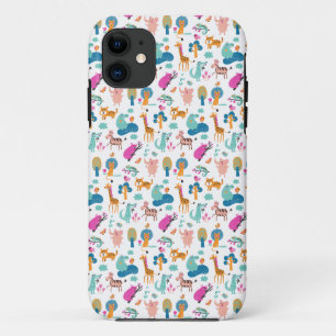 Niedliche und farbenfrohe Jungtiermuster Case-Mate iPhone Hülle