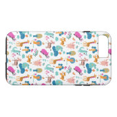 Niedliche und farbenfrohe Jungtiermuster Case-Mate iPhone Hülle (Rückseite (Horizontal))