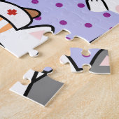 Niedliche und farbenfrohe Kawaii Cat Pattern Puzzle (Seite)