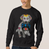 Niedliche und farbenfrohe Labrador Retriever Sweat Sweatshirt (Vorderseite)