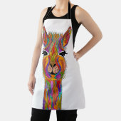 Niedliche und farbenfrohe Lama-Schürze Schürze (InSitu)