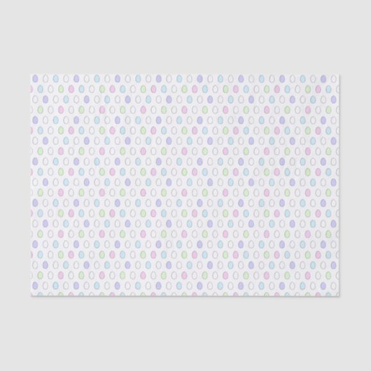 Niedliche und farbenfrohe Ostereier-Muster Party G Seidenpapier (Vorderseite)