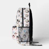 Niedliche und farbenfrohe Penguin-Liebe Bedruckter Rucksack (Rechts)