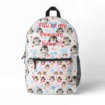 Niedliche und farbenfrohe Penguin-Liebe