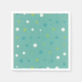 Niedliche und farbenfrohe Polka Dots Papier gut Serviette