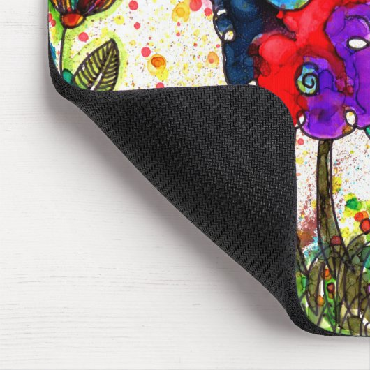 Niedliche und farbenfrohe Schafmousepad Mousepad (Ecke)