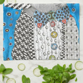 Niedliche und farbenfrohe Shih Tzu Küchentücher (Gefaltet)