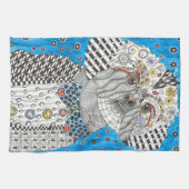 Niedliche und farbenfrohe Shih Tzu Küchentücher (Horizontal)