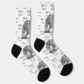 Niedliche und farbenfrohe Sphynx-Lover-Socken Socken (Rechts)