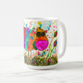 Niedliche und farbenfrohe Tasse (VorderseiteRechts)