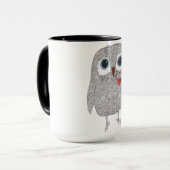 Niedliche und farbenfrohe Tasse (Vorderseite Links)