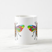 Niedliche und farbenfrohe Tasse der Bienenkönigin (Mittel)