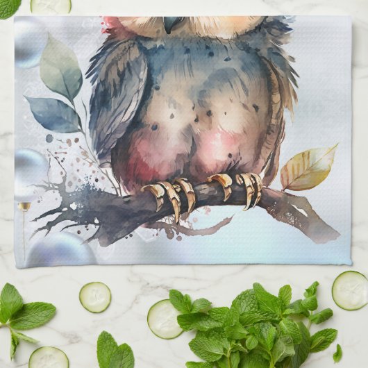 Niedliche und farbenfrohe Weihnachtsküche Handtuch (Gefaltet)