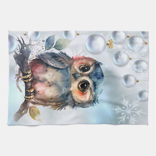 Niedliche und farbenfrohe Weihnachtsküche Handtuch (Horizontal)