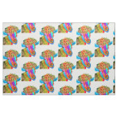 Niedliche und farbenfrohe Ziegenstoffe Stoff (Yard (91,4 cm))
