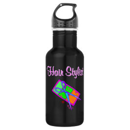 NIEDLICHE UND FARBHAARFASERFLASCHE EDELSTAHLFLASCHE