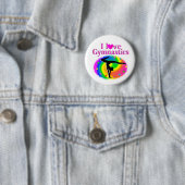 NIEDLICHE UND FARBHAFTE LIEBE GYMNASTICS-DESIGN BUTTON (Beispiel)