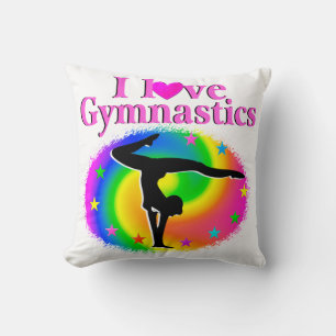 NIEDLICHE UND FARBHAFTE LIEBE GYMNASTICS-DESIGN KISSEN