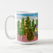 Niedliche und farbige Happy Camper Tasse (Links)