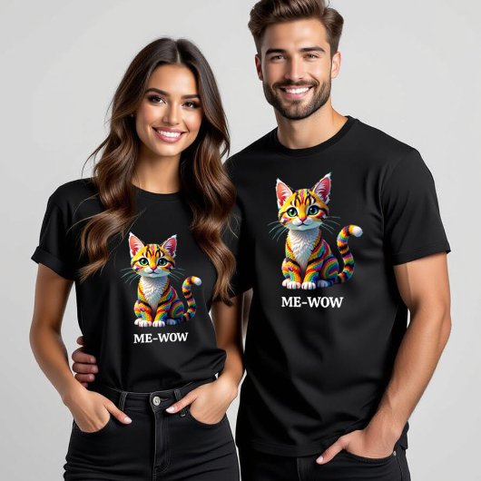 Niedliche und farbige Margay Candy Cat T-Shirt
