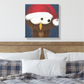 Niedliche und festliche Eule Leinwanddruck (Insitu (Schlafzimmer))