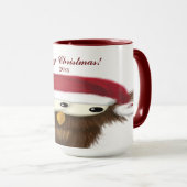 Niedliche und festliche Eule Tasse (VorderseiteRechts)