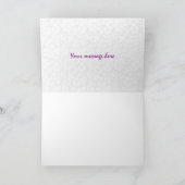 Niedliche und fröhliche Geburtstags-Textgestaltung Karte (Innenseite)