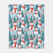 Niedliche und gemütliche Weihnachtsfeiertage Fleecedecke (Vorderseite)