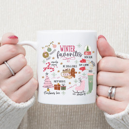 Niedliche und gemütliche Winterfavoriten Kaffeetasse