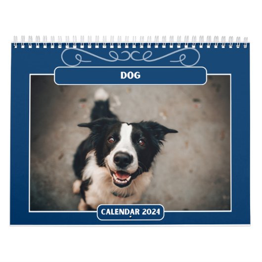 Niedliche und glückliche Hunde Kalender 2024 (Titelbild)