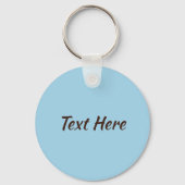 Niedliche und glückliche Vögel unter Frühlingsblum Schlüsselanhänger (Rückseite)