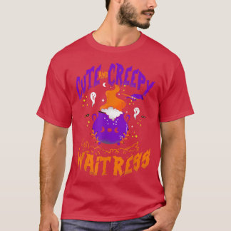 Niedliche und graue Kellnerin - Witzige Kellnerin  T-Shirt