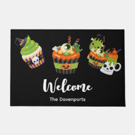 Niedliche und griechische Halloween-Leckereien Emp Fußmatte