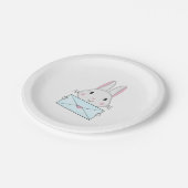 Niedliche und hübsche Liebe der Sonnenhäuser Pappteller (Schrägansicht)