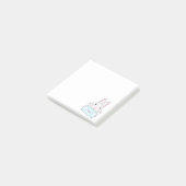 Niedliche und hübsche Liebe der Sonnenhäuser Post-it Klebezettel (angewinkelt)