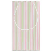 Niedliche und hübsche Pastellstreifen. Kleine Geschenktüte (Rückseite)