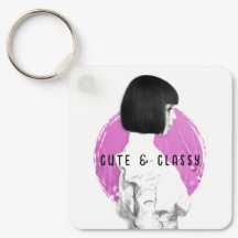 Niedliche und klassische Girl Pink und Black