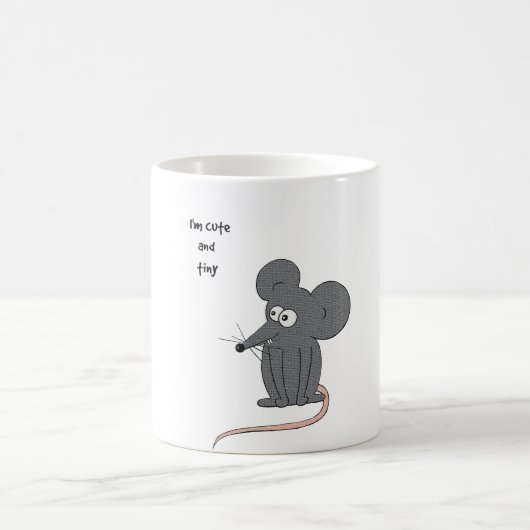 Niedliche und kleine Maus Kaffeetasse (Mittel)