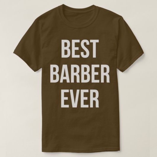 Niedliche und komische Barberdesigns T-Shirt (Design vorne)