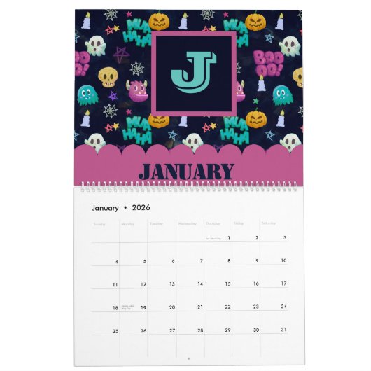 NIEDLICHE UND KREEPTIERE HALLOWENZEN IN DIE SCHULE KALENDER (Jan 2026)