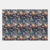 NIEDLICHE UND KREEPTIGE GHOSTS-GEFÄHRDE HALLOWEEN GESCHENKPAPIER SET (Vorderseite 2)