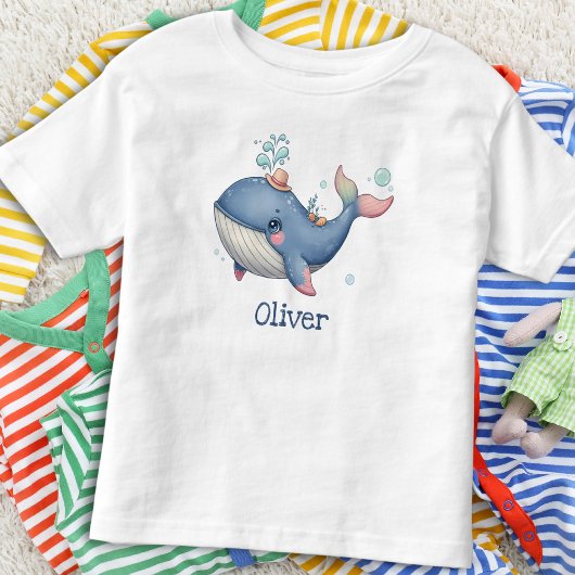 Niedliche und leise Little Whale Kleinkind T-shirt