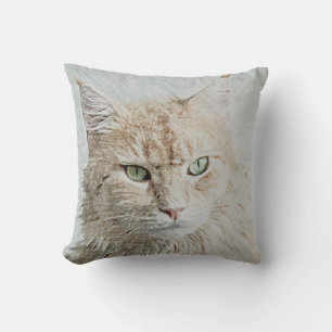 Niedliche und liebenswürdige Katze Kissen