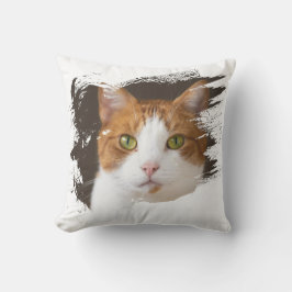 Niedliche und liebenswürdige Katze Kissen